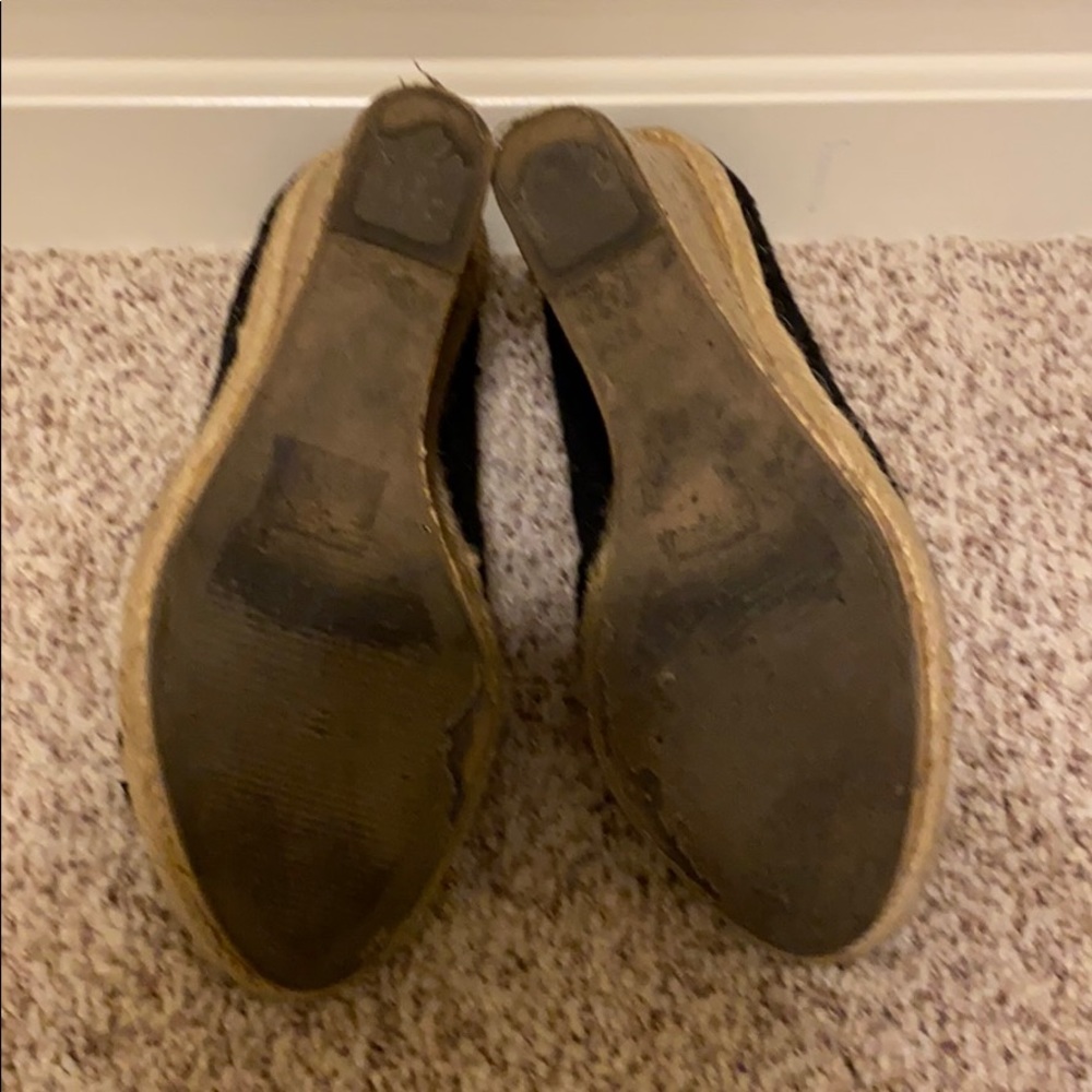 Black Wedge Shoes - Picture 6 of 7